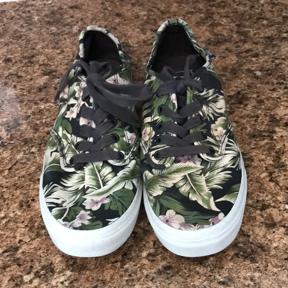 VANS Off The Wall Women Low Top Hawaiian Floral Sneakers | 9.5 - Picture 6 of 14